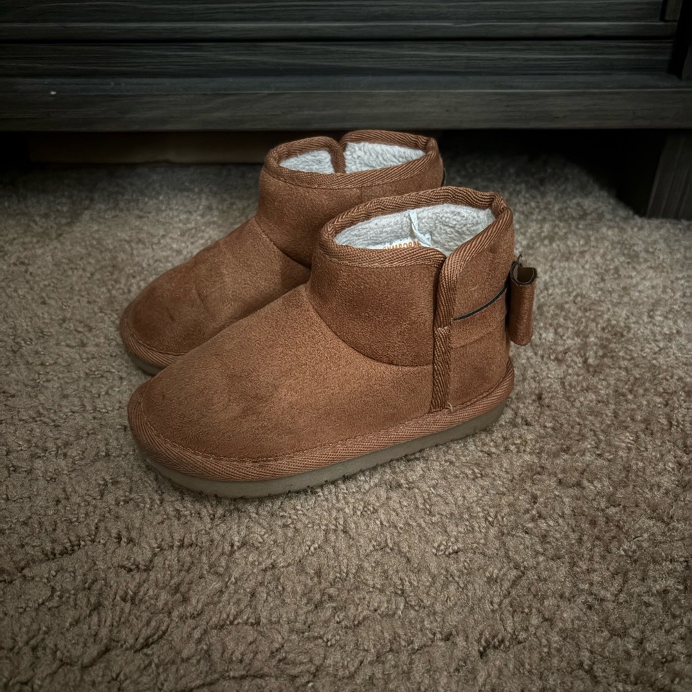 Gymboree Brown Suede-Like Ankle Boots